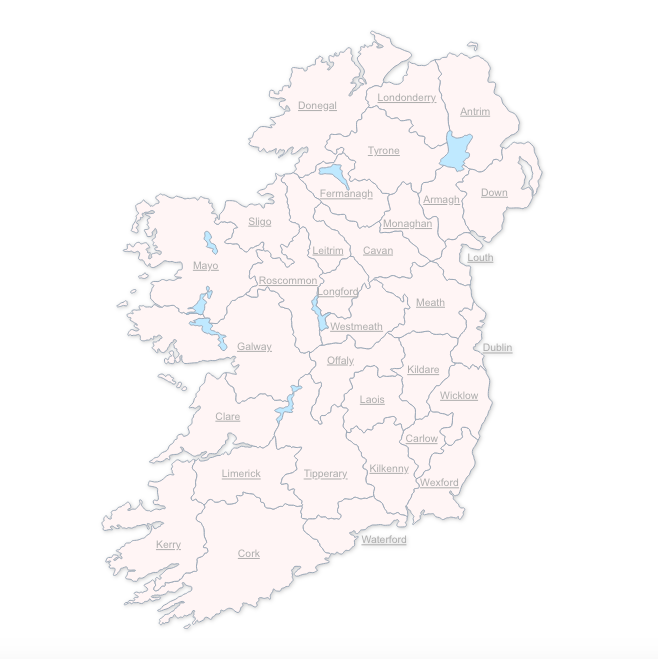 Ireland Map