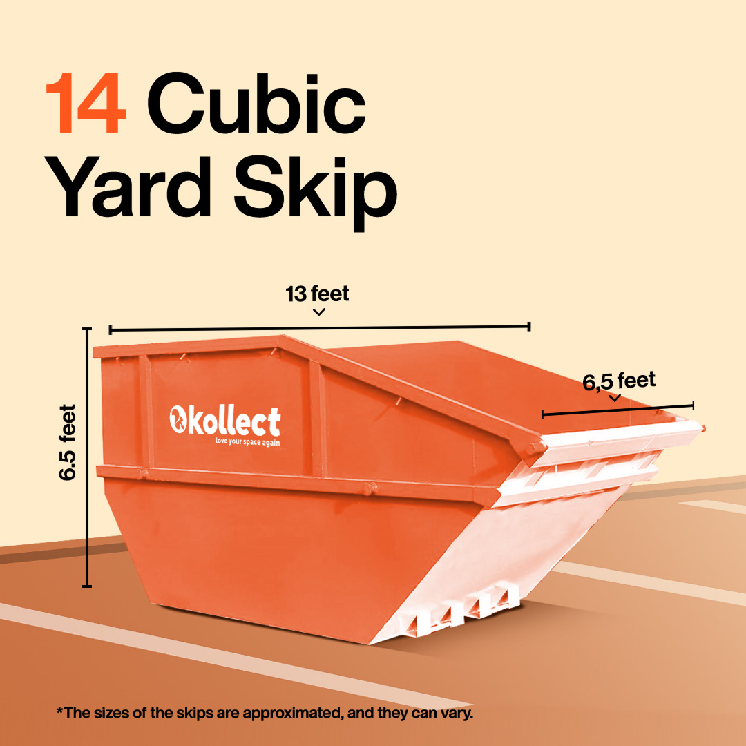 14 cubic yard skip